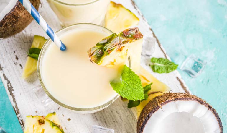 Tropical Pina Colada Recipe With Ice Cream 3 Tropical Pina Colada Recipe With Ice Cream 2