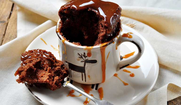 Healthy Keto Mug Brownie 2 Healthy Keto Mug Brownie 1